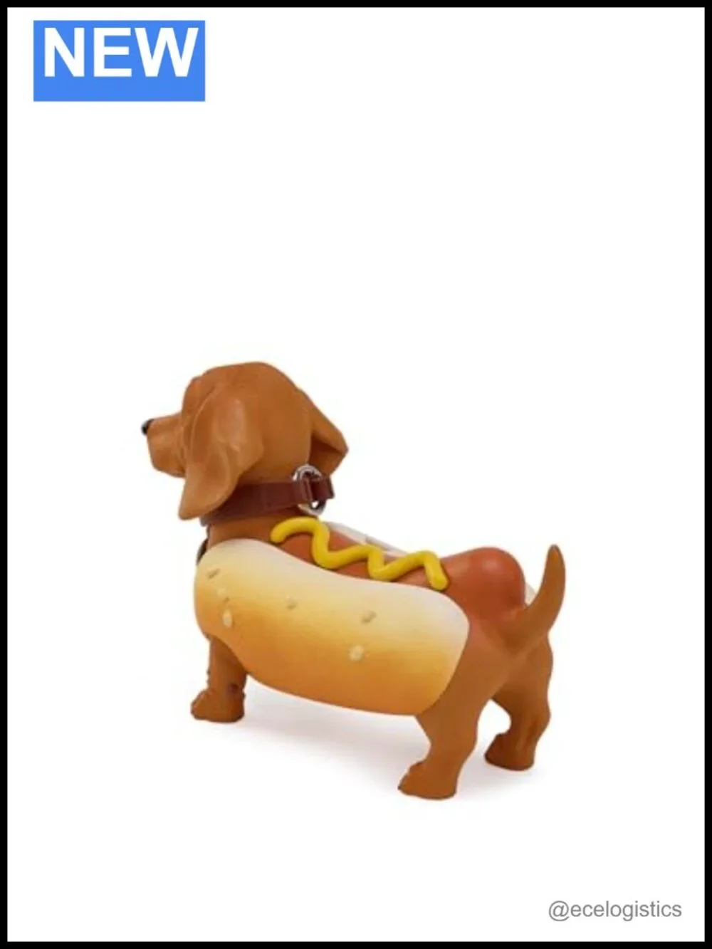 JW PEI Dachshund Hot Dog Clutch Resin Handbag